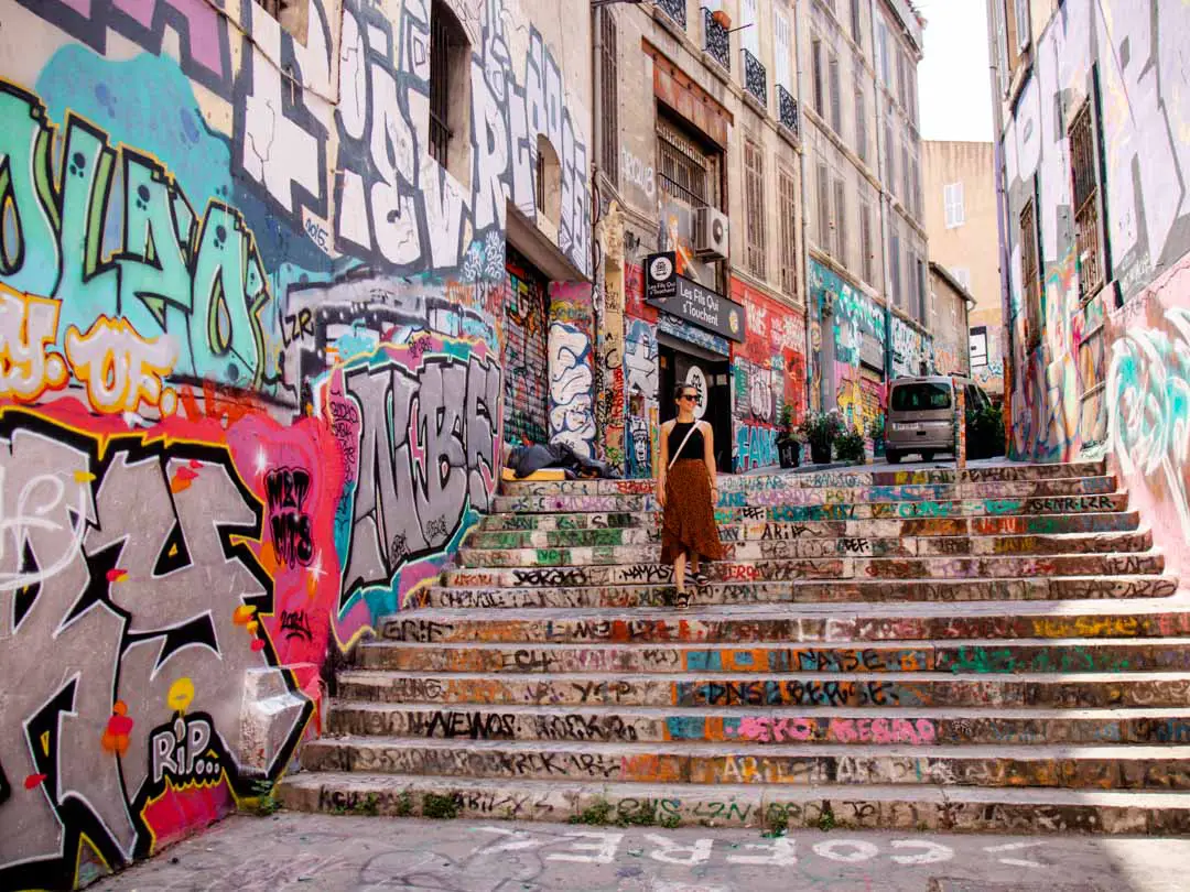 Marseille Escaliers du Cours Julien
