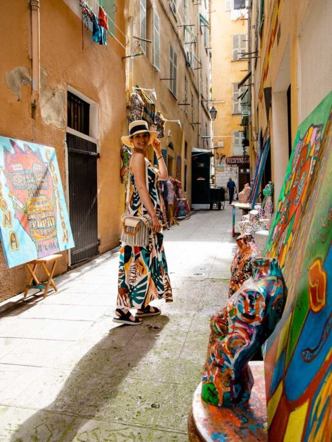 nizza altstadt gasse
