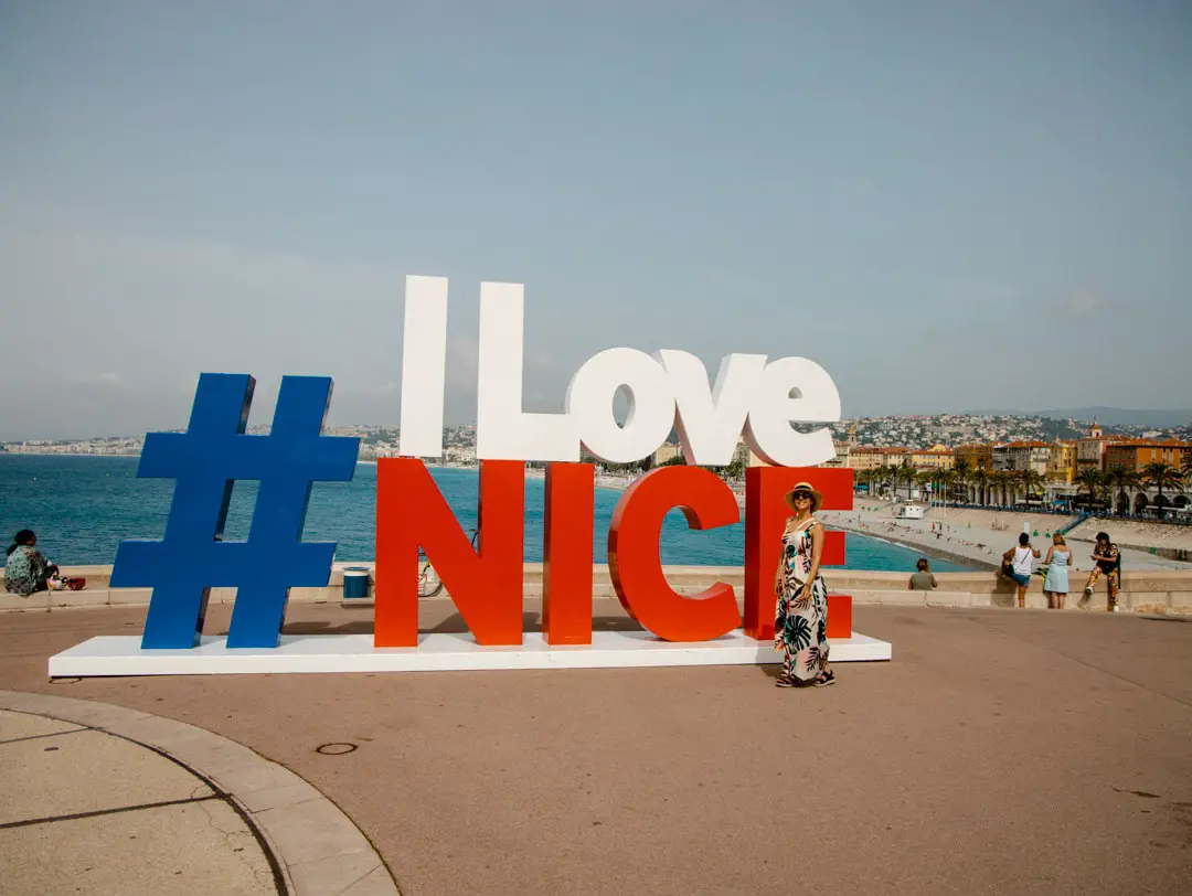 Nizza I Love Nice-Schild