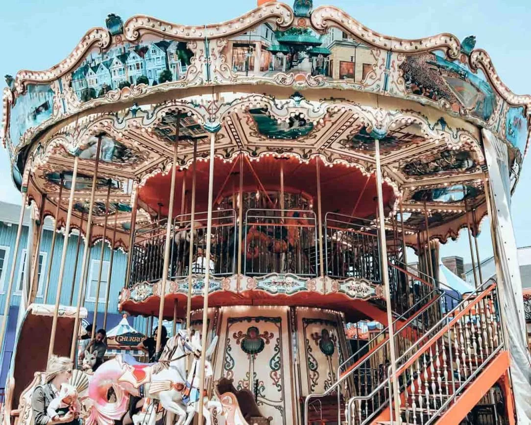 San Francisco Fishermans Wharf karussell