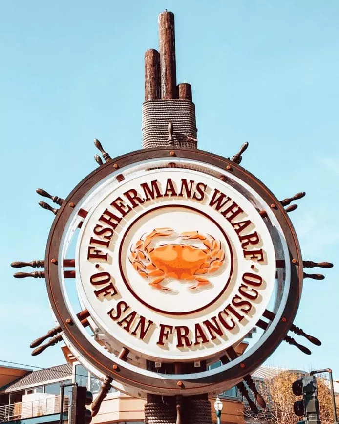 San Francisco Fishermans Wharf-Sign