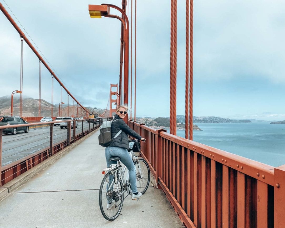 san francisco golden gate bridge fahrrad