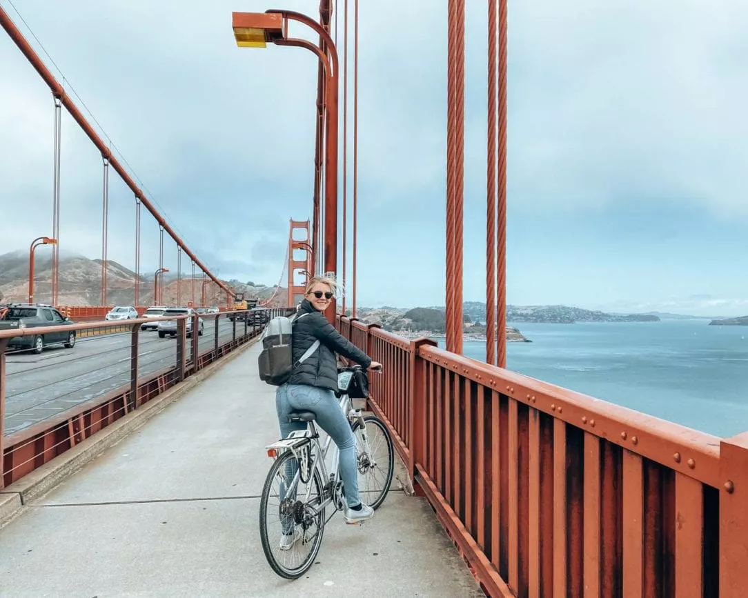 San Francisco Golden Gate Bridge fahrrad