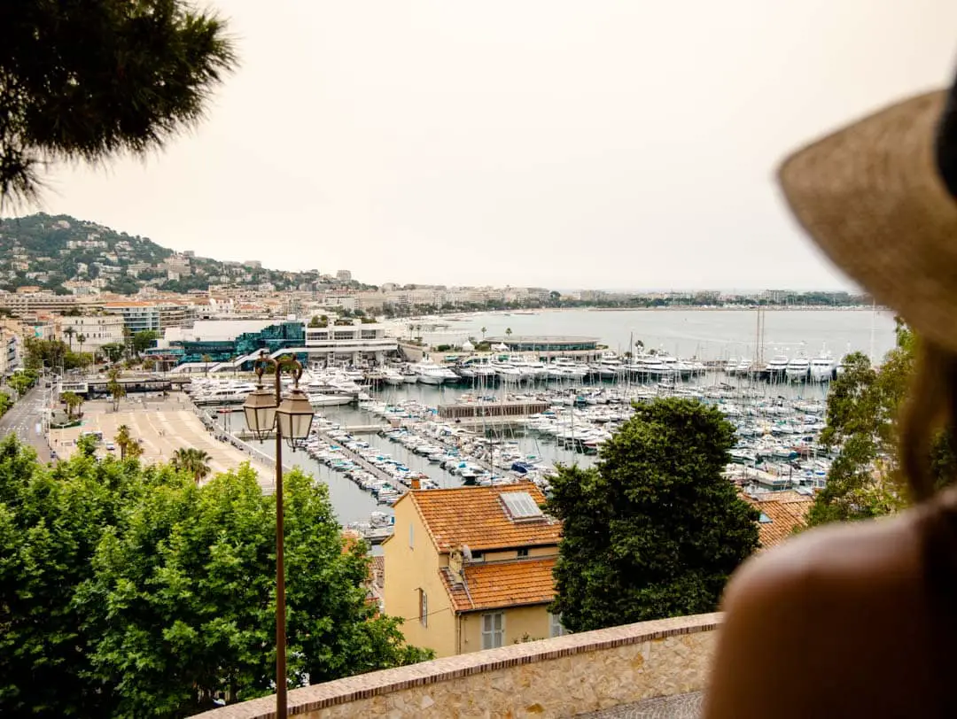 Côte d’Azur Cannes Ausblick Altstadt