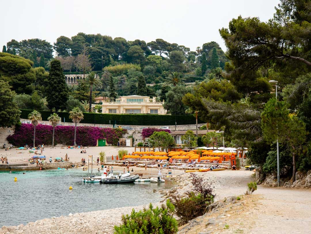 cote dazur cap ferrat strand passable