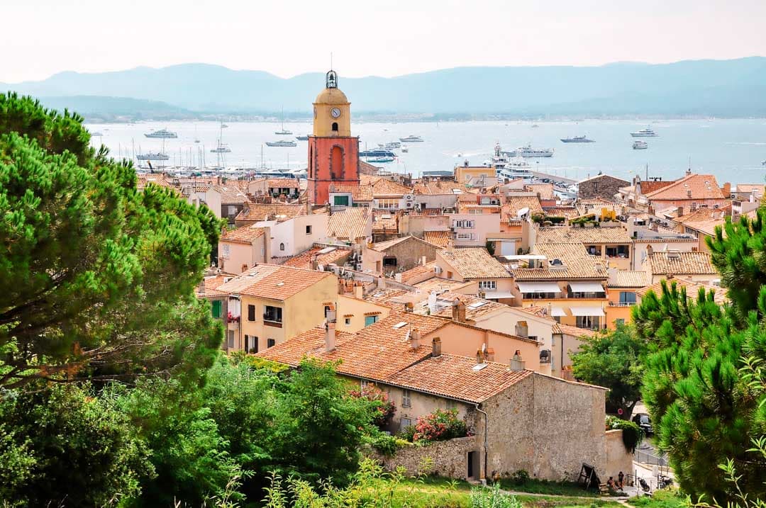 cote dazur st tropez aussicht