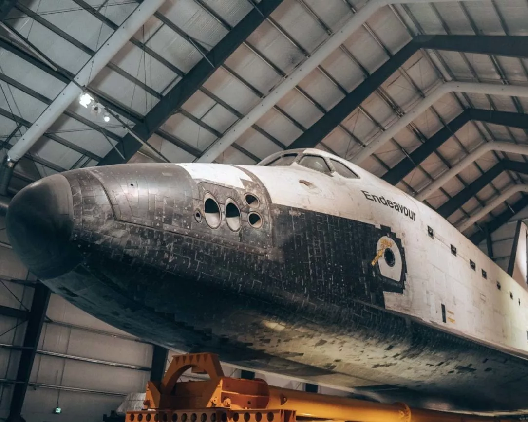 Los Angeles California Science Center space shuttle