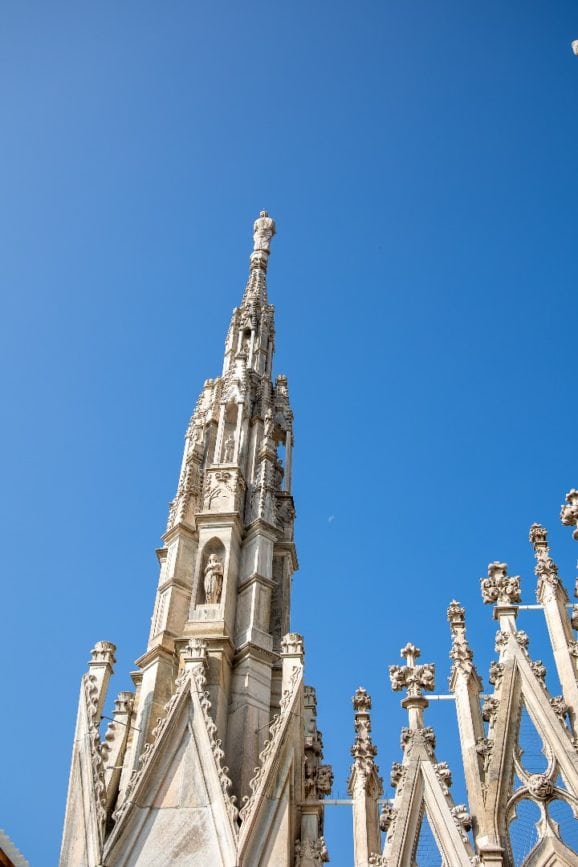 mailänder dom Dachstatue