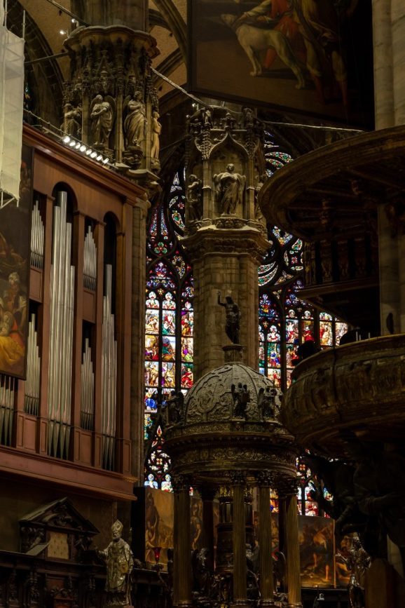 mailänder dom innen Orgel