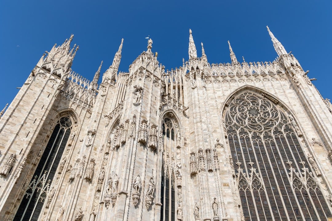 mailänder dom Seitenansicht