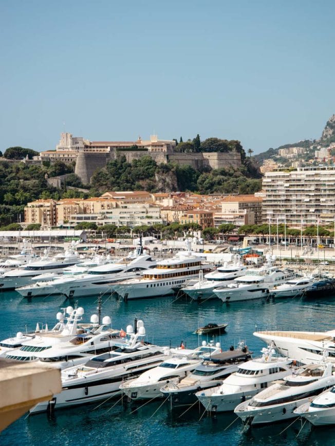 provence monaco yachthafen und altstadt