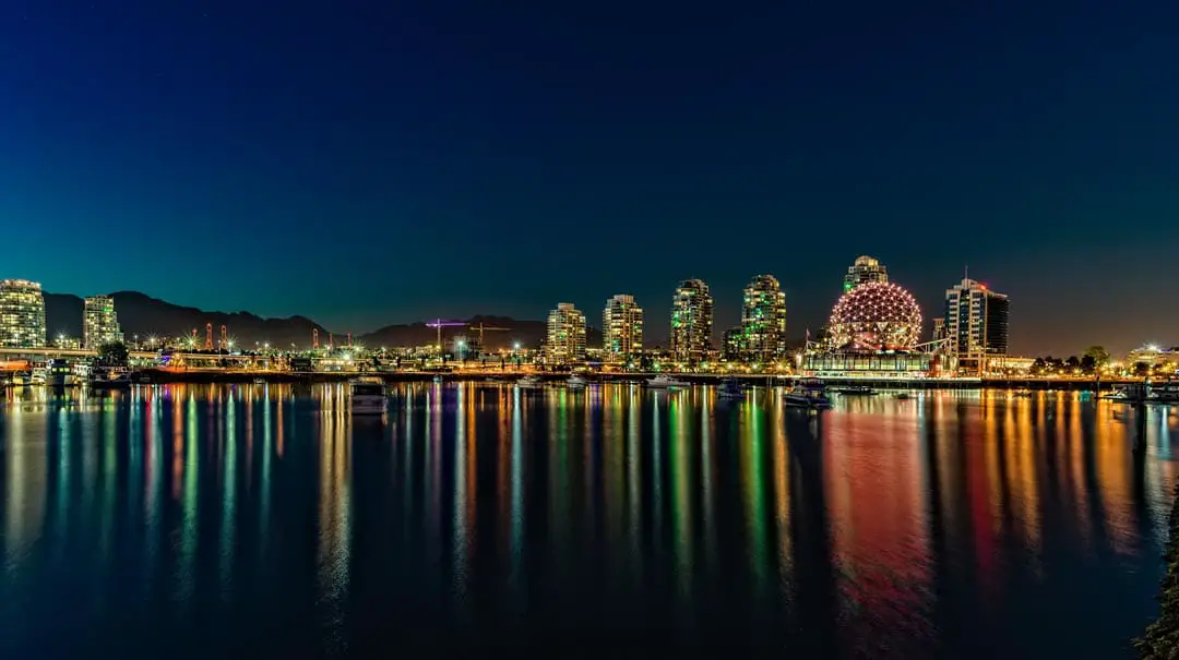Vancouver bei nacht