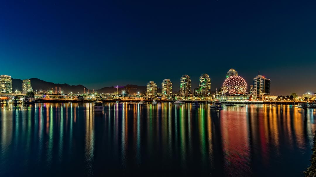 Vancouver bei nacht