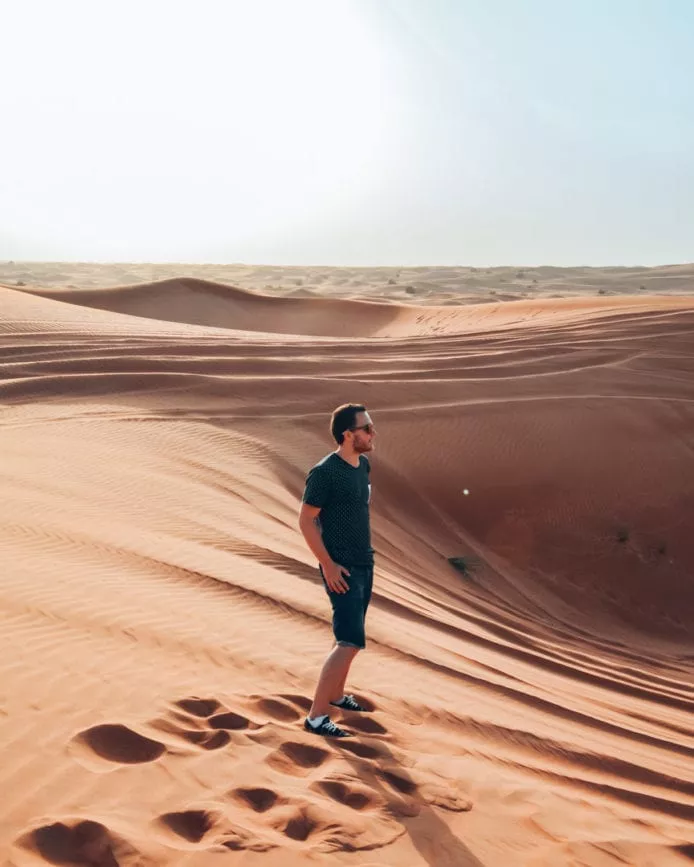 Dubai wüstensafari dünen