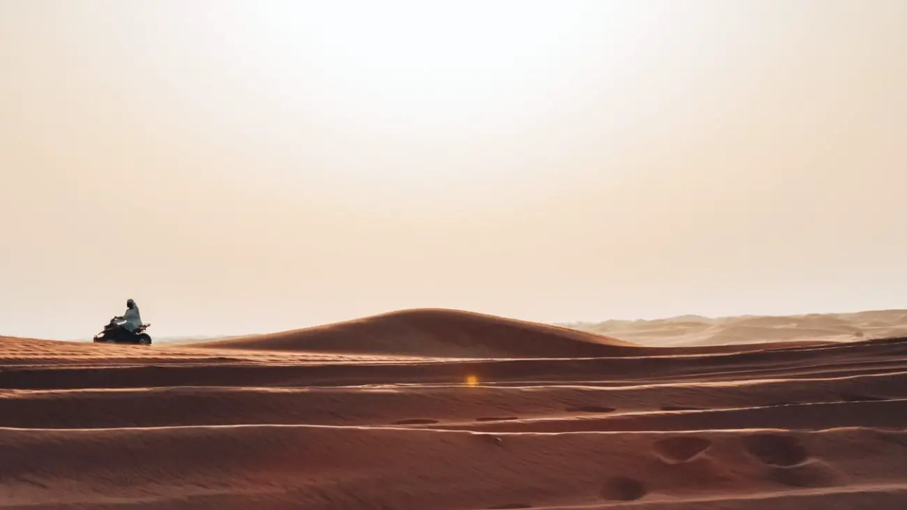 Dubai Wüstentour quadfahrer