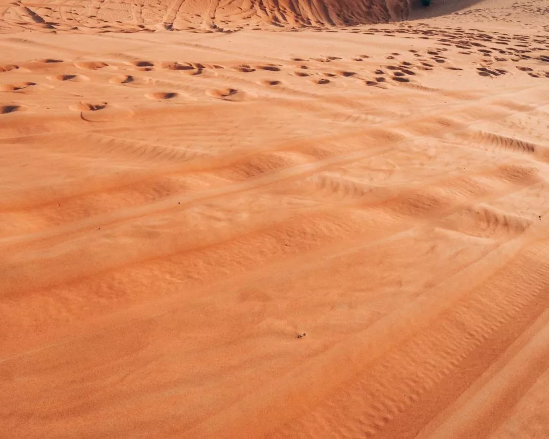 Dubai Wüstentour sand