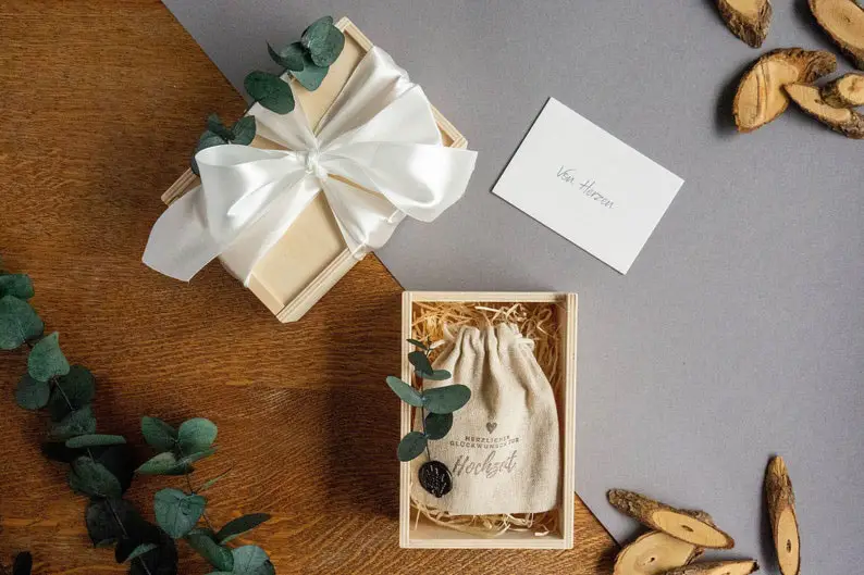 Kleine Geschenke Hochzeit Box