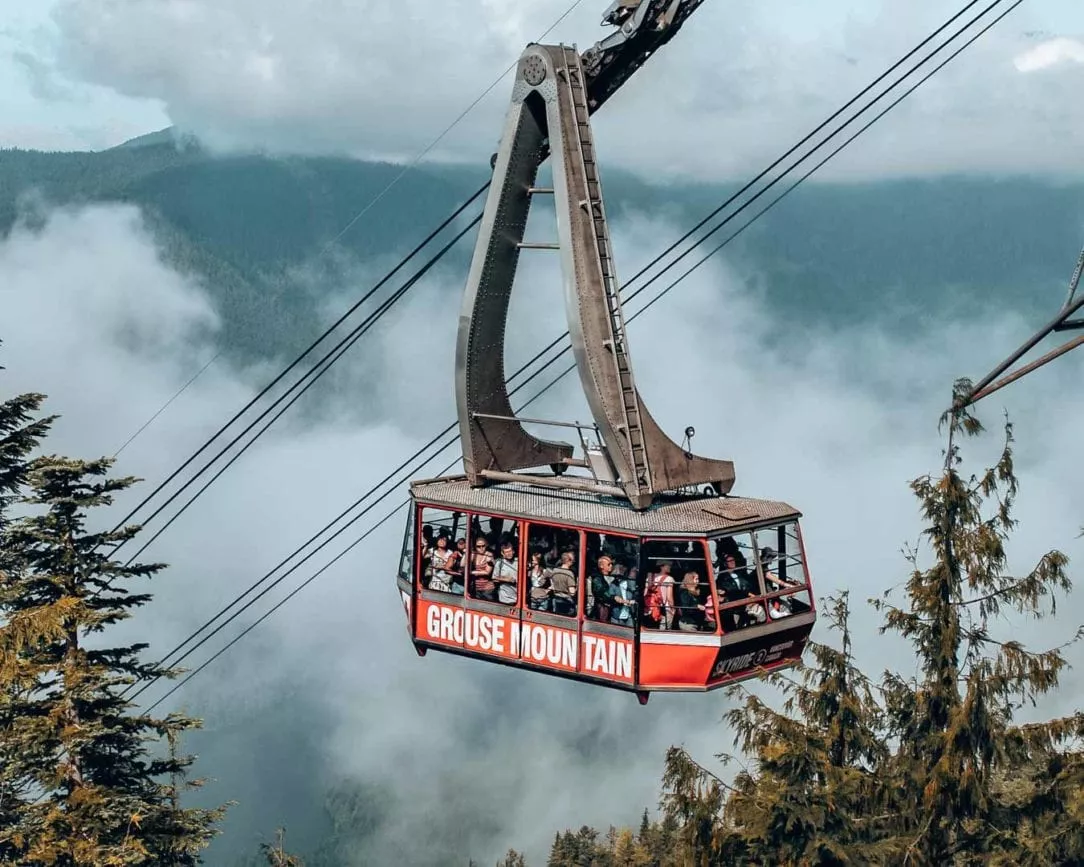 Vancouver Grouse Mountain seilbahn