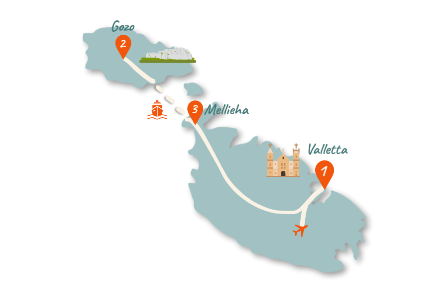 Malta Route 10 Tage Karte 02 Malta_Route_10-Tage_Karte_02