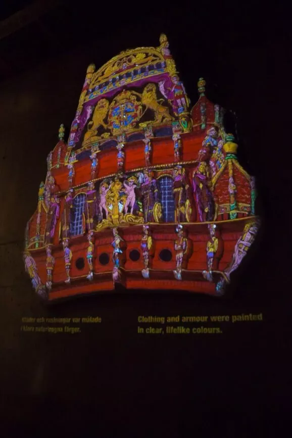 Vasa Museum Schiff außen bunt