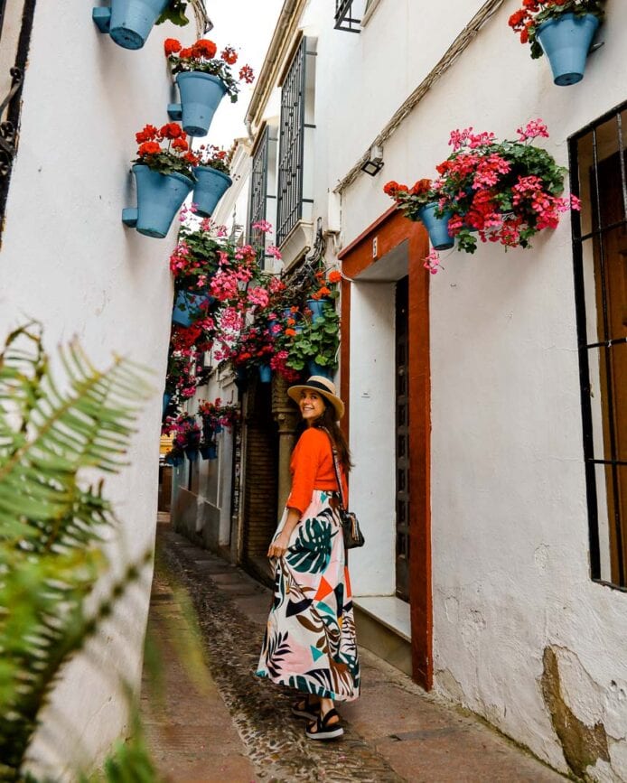 andalusien cordoba calleja de las flores