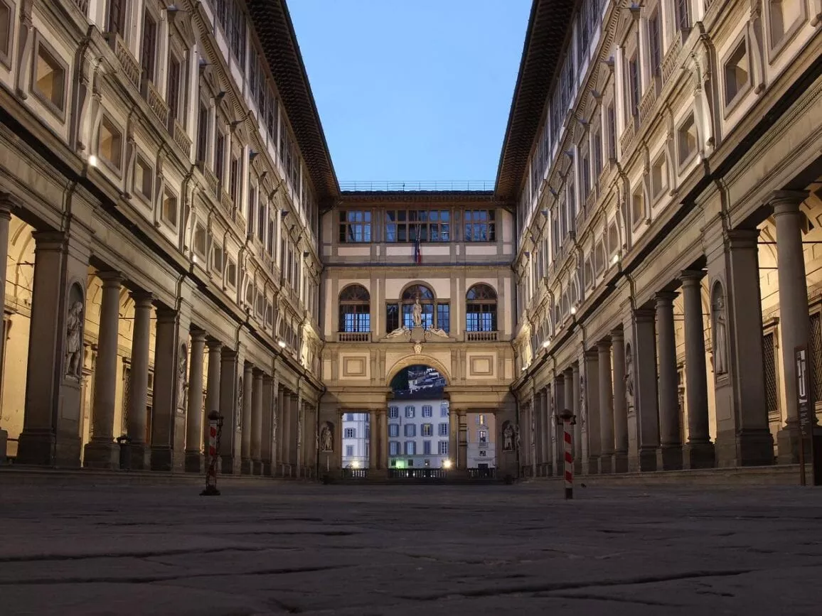italien florenz uffizien aussen