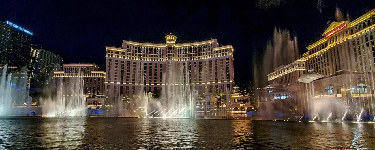 las vegas bellagio bei nacht las vegas bellagio bei nacht