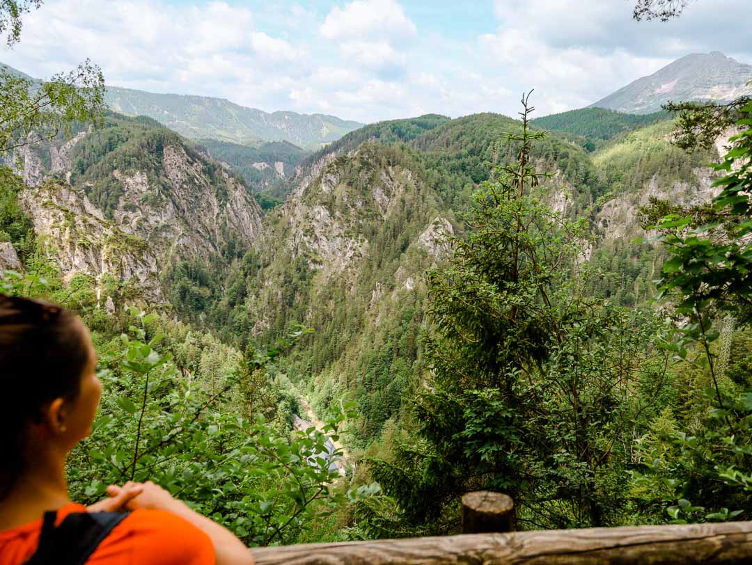 ötschergräben kaiserthron ausblick