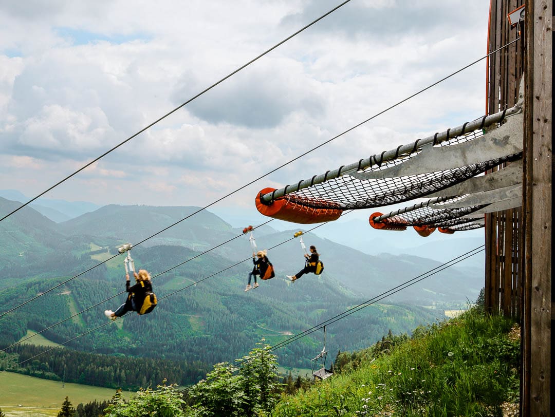 ötscherland zipline annaberg