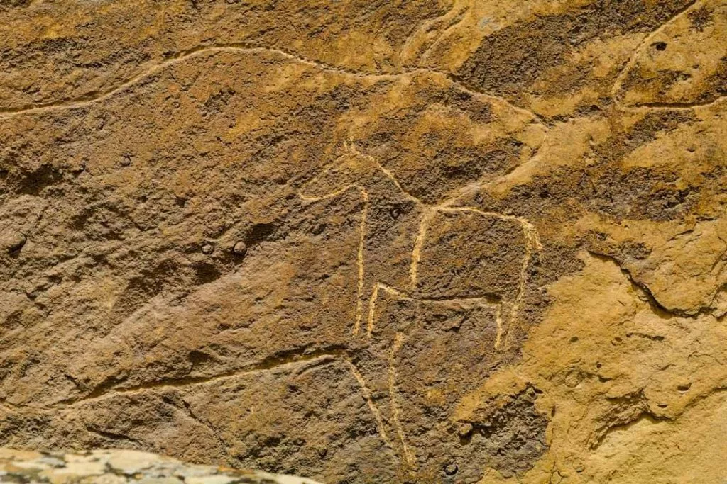 aserbaidschan hoehlenmalereien gobustan 2 Aserbaidschan Höhlenmalerei bei Gobustan