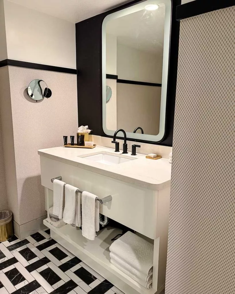 Bad im Paris Hotel in Las Vegas