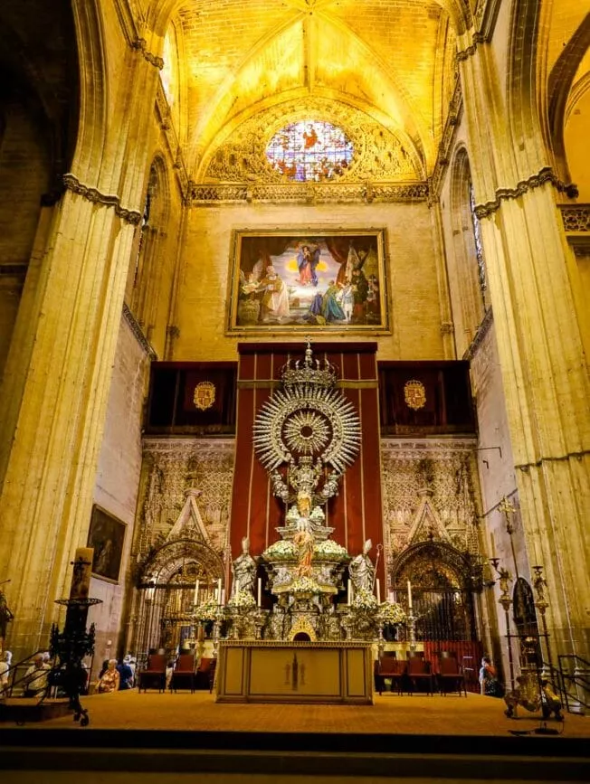 kathedrale in sevilla capilla de la virgen de la antigua