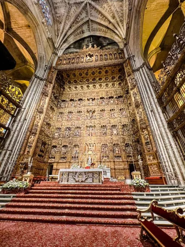 kathedrale in sevilla capilla mayor