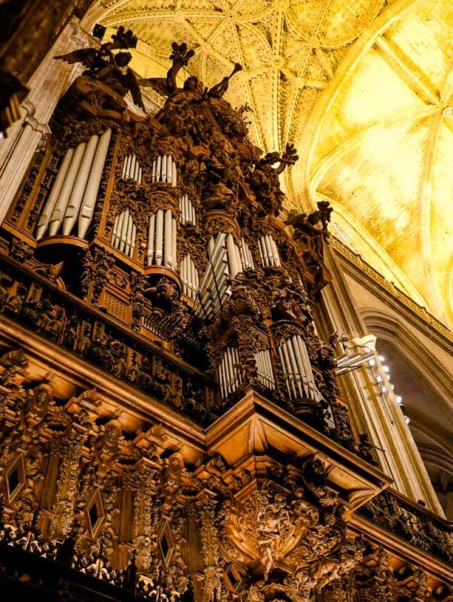 kathedrale in sevilla orgeln