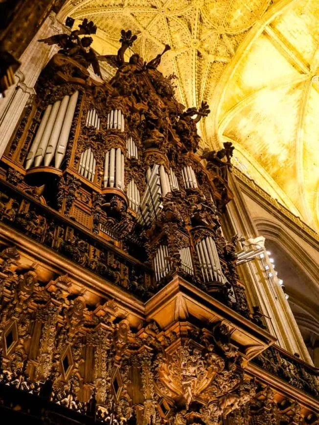 kathedrale in sevilla orgeln