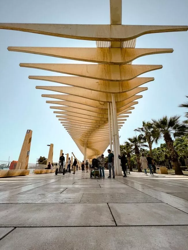 malaga hafenpromenade muelle uno