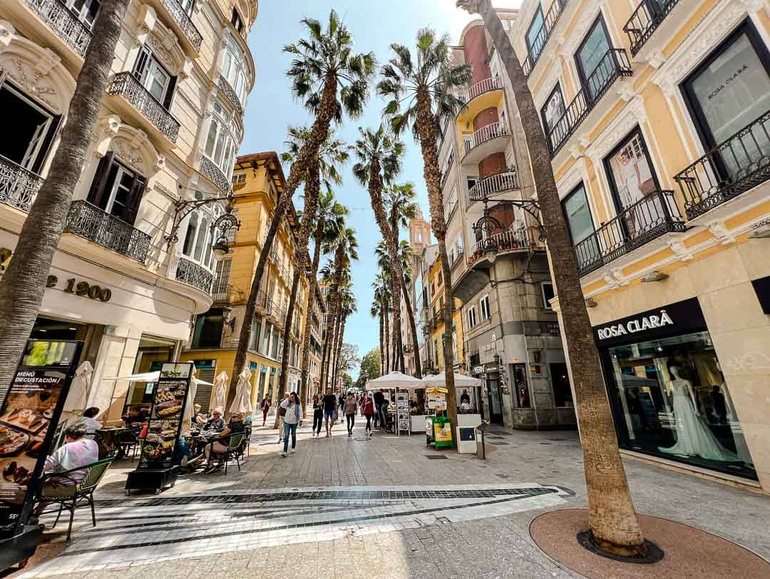 malaga shoppingstrassen