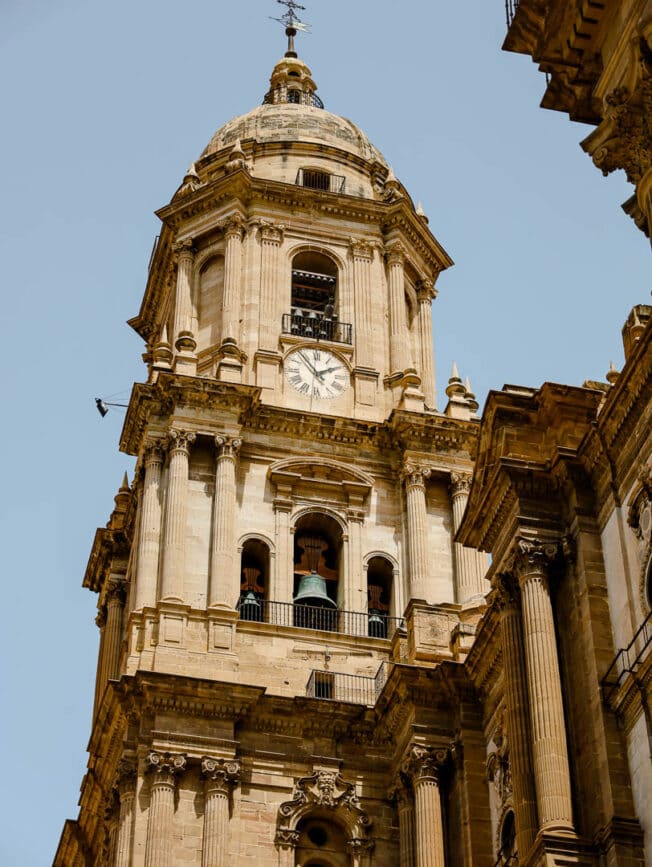 malaga stadt spanien strassen