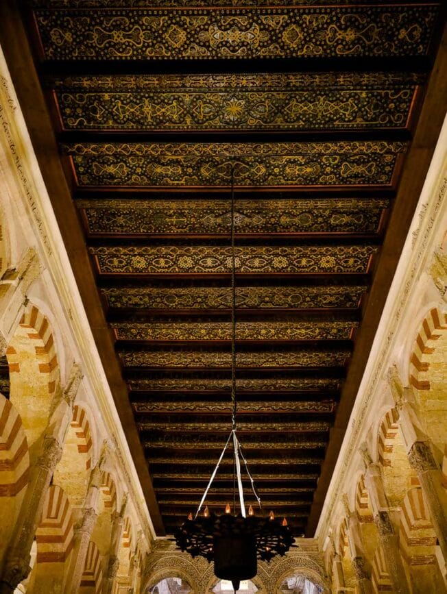 mezquita cordoba deckenverzierung