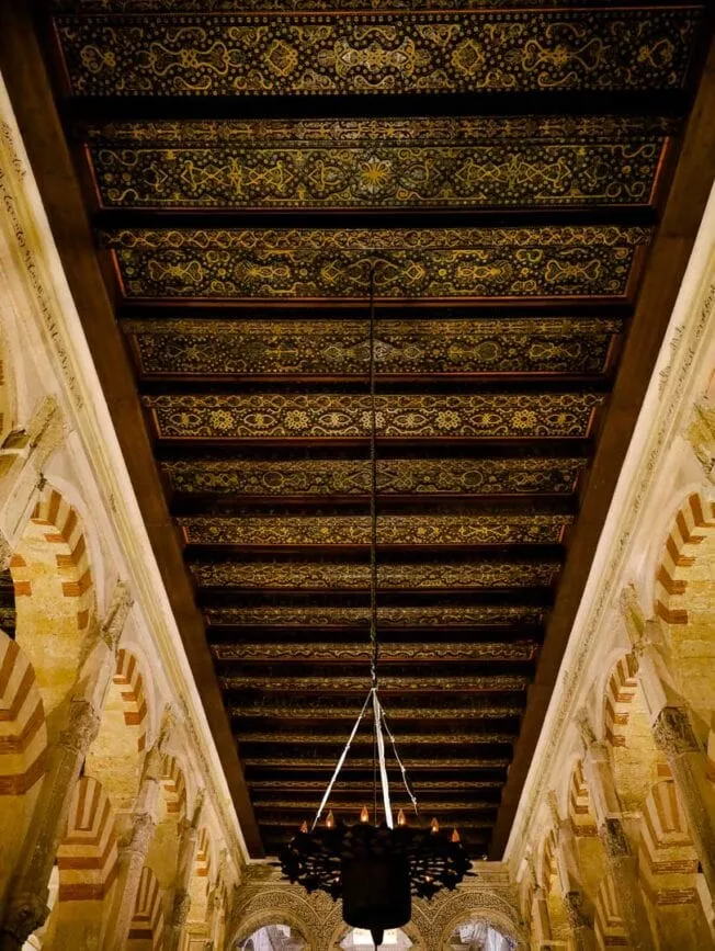 Mezquita Córdoba Deckenverzierung