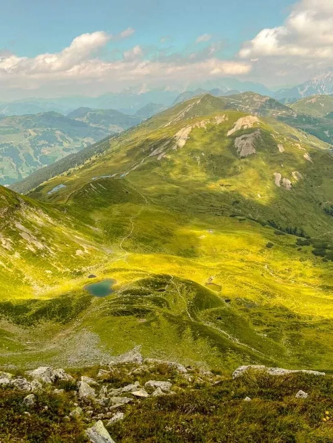Saalbach Hinterglemm Anstieg Hochkogel