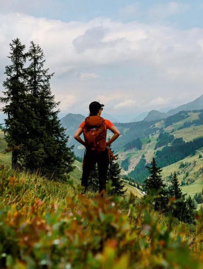 Saalbach Hinterglemm Wanderung Hochalmspitze