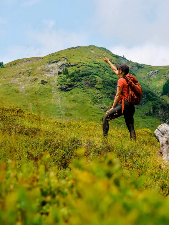 Saalbach Hinterglemm Wanderung Hochalmspitze
