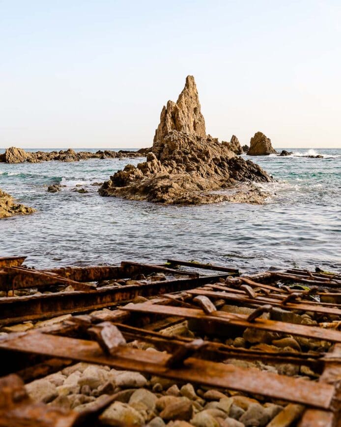 Andalusien Cabo de Gata Leuchtturm beim Cabo de Gata