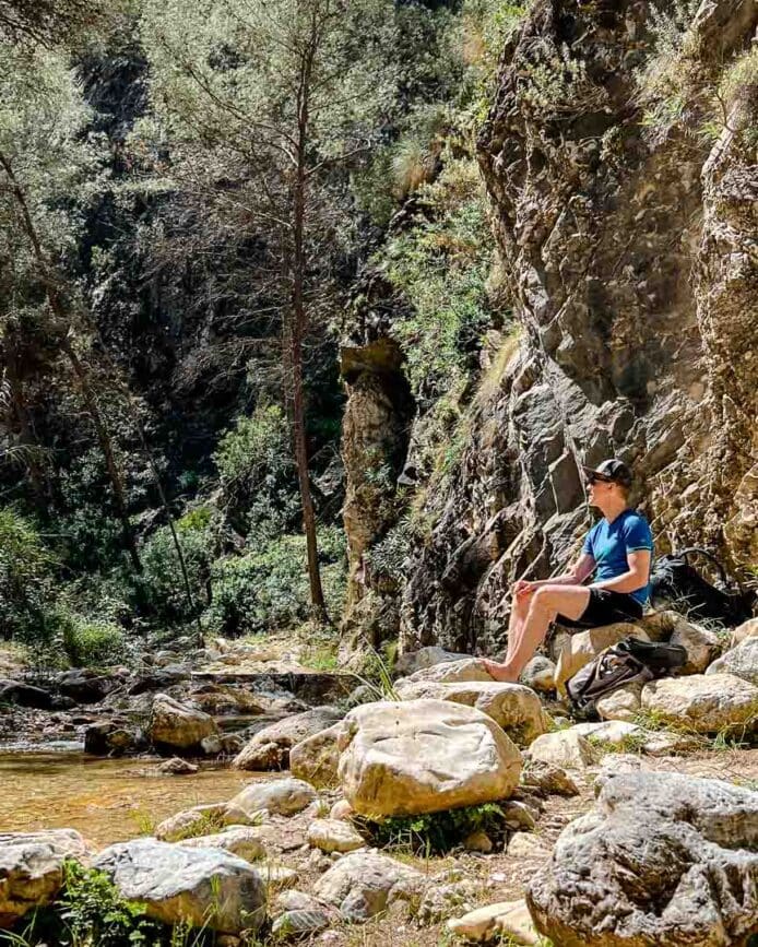 Andalusien Flusswanderung Rio Chillar