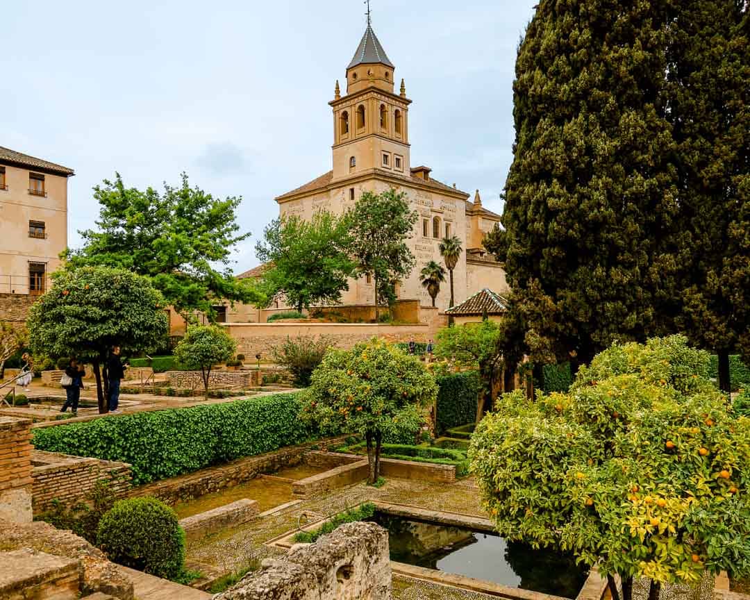 Andalusien Granada Alhambra Gärten