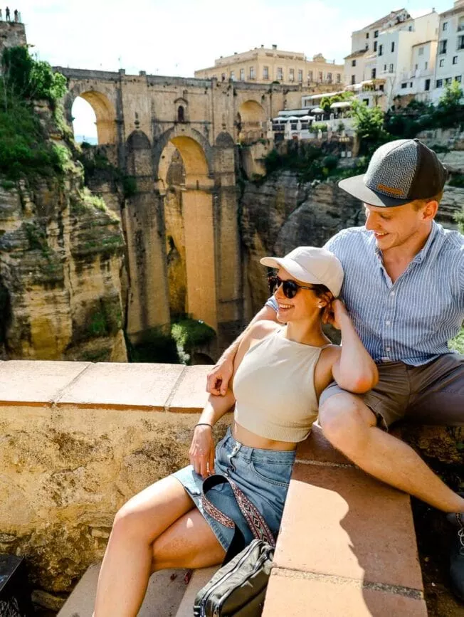 Andalusien Ronda Aussichtspunkt Jardines de Cuenca