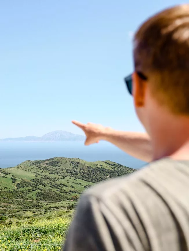 Gibraltar Küste Ausblick nach Afrika