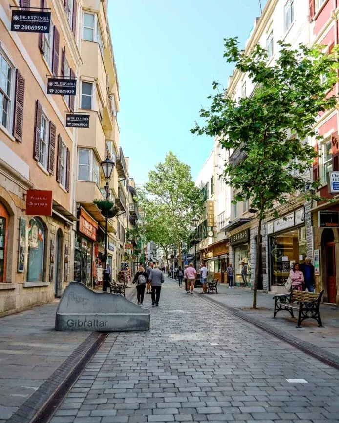 Gibraltar Stadt Main Street