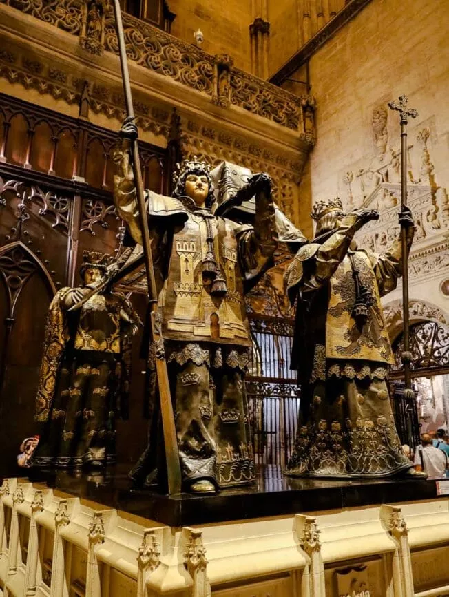 kathedrale sevilla kolumbus grab
